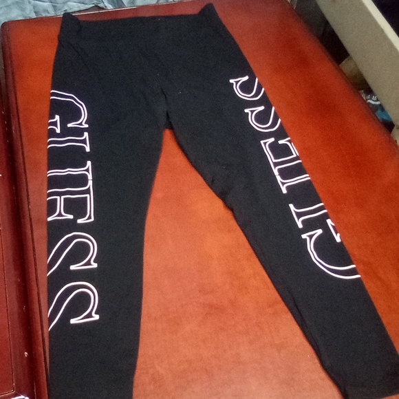 Guess Pants - Guess leggings Black/White size Medium